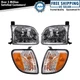 TRQ Lighting Kit Driver & Passenger Side Fits 2000-2004 Toyota Tundra