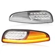 Sequential LED Clear Signal Corner Light DRL For Chevy Corvette C5 1997-2004