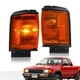 2X Amber Bumper Corner Lights W/Bulb For Toyota Pickup & 4Runner 1984 1985 1986