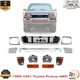 Front Bumper + Grille + Ends Chrome + Headlights Kit For 89-91 Toyota Pickup 4WD