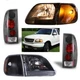 Pairs Clear Headlights+Tail Lights For 1997-2003 Ford F150 97-99 F250 Light Duty