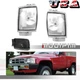 For 1984-86 Toyota Pickup Clear Lens Corner Lights Set Driver and Passenger Side