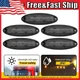 5x Roof Clearance Marker Lights Amber LED For Freightliner Cascadia Smoked Lens
