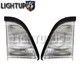 Inner Parking Marker Signal Lights For 1987-1993 FORD MUSTANG Left Right Pair 