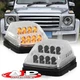 Clear Sequential LED Fender Light Signal Lamp + Wiring For Mercedes G-Class W463
