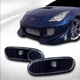 For 00-05 Toyota Celica/MR2 Spyder Black Side Marker Bumper Reflector Lights k2