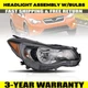 Right Passenger Headlight Assembly w/ Bulbs For Subaru 2013-2016 XV Crosstrek