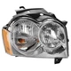 Passenger Side Headlight For Jeep Grand Cherokee 2005-2007 Halogen w Bulb/s CAPA