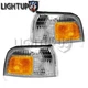 Left Right Sides Pair Park Signal Lights for 1990-1991 HONDA ACCORD SEDAN COUPE