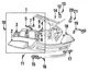 Genuine gm Park/Turn Lamp 05976473