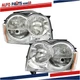 For Jeep Grand Cherokee 2005-2007 Headlights Headlamps Halogen Pair Left+Right