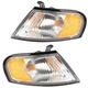 Parking Corner Signal Lights Pair Set for 98-99 Nissan Altima Left & Right
