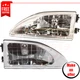 Headlights Set of 2 halogen left right for 94-98 Ford Mustang SVT Cobra