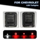 For 1973-1991 Chevy GMC C/K Pickup Blazer Suburban Jimmy Smoked LED Tail Lights