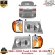 New Head Lamp + Corner Lights Right & Left Side For 1992-2002 Ford Econoline Van