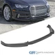 Fit 17-18 Audi A4 S4 Sedan Matte Black Front Bumper Lip Spoiler Splitter Kit 3PC