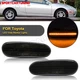For 2000-2005 Toyota Celica MR2 Spyder LED Bumper Side Marker Lights Smoked Lens