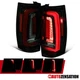 Fit 2007-2014 Chevy Suburban Yukon Tahoe Smoke Black Sequential LED Tail Lights