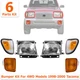 Headlight Assembly Kit + Turn Signal Lights LH + RH For 1998-2000 Toyota Tacoma
