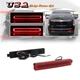 Red LED Rear Bumper Reflector Brake Signal Lamps For Buick Cadillac CTS Enclave