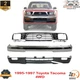 Front Bumper Chrome + Grille + Valance Textured For 1995-1997 Toyota Tacoma 4WD