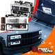 8Pcs LED Headlight Turn Signal Lamps w/ Dual DRL Bar Black for 88-93 Chevy C/K