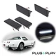 [Plug & Play]Front & Rear White LED SideMarker Lamps For 74-79 Chevy Corvette C3