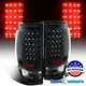 Fits 2007-2014 Chevy Tahoe Suburban GMC Yukon Black LED Tail Lights Brake Lamps
