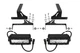 ZROADZ Z385721 6" LED Light Bar Straight Rear Bumper Bracket for 09-14 Ford F150