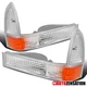 Fit 1999-2004 Ford F250 F350 Excursion Bumper Corner Lights Parking Signal Lamps