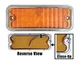 CHEVY PU PARK LAMP ASSY RH 73-80 LED AMBER