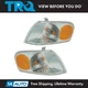 TRQ Corner Marker Light Set Fits 1998-2000 Toyota Corolla