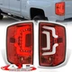 Red Housing Tube LED Tail Lights Lamp For 2014-2019 Silverado 1500 2500HD 3500HD