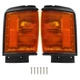 Front Corner Lights Side Marker W/Bulb For Toyota 4Runner 84-86 Pickup 1984-1986