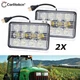 2X Spot/Flood LED Headlight For John Deere Tractor 7030 Series: 7130, 7230, 7330