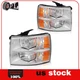 Headlights Assembly For 2007-2013 2014 Chevy Silverado 1500 2500HD 3500HD Pair Headlights Assembly For 2007-2013 2014 Chevy Silverado 1500 2500HD 3500HD Pair