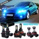 For Honda CR-Z 2011-2016 CRZ - 6x 8000K CSP LED Headlights H+L+ Fog Light Bulbs