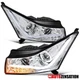 Fit 2011-2015 Chevy Cruze LED Tube Projector Headlights Lamps Left+Right 11-15