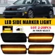 2-20PC LED Side Marker Lights Lamps For 2010-2014 Volkswagen MK6 GTI Front Amber