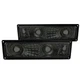 For Chevy GMC C10 C/K 1500 2500 3500 Suburban Smoke Lens Bumper Lights Driving L