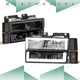 [LED DRL] Fits 88-93 Chevy C10 C/K 1500 2500 Headlight+Bumper Corner Lamps Smoke