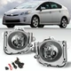 For 2010 2011 Toyota Prius Front Bumper Fog Lights Driving Lamp w/Wiring+Switch