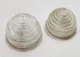 2pc AUSTIN MORIS MINI COOPER Triumph FRONT LUCAS CEP CLEAR "Beehive" LENS