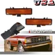 For 82-94 Jimmy Blazer Sonoma S10 S15 Amber Turn Signal Parking Bumper Light Set