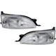 Halogen Headlight Set For 1995-1996 Toyota Camry Left & Right w/ Bulbs Pair