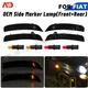 For 2011-2019 Fiat 500 Smoked OE Fender Side Marker Light Front Rear Lamp 4pcs