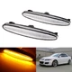 Clear Lens Amber Full LED Front Fender Side Marker Lights For 2003-2008 Mazda 6