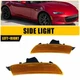 Pair Amber Marker Front Side Signal Light Housing For 2016-2023 Mazda Miata MX-5