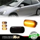 2PCS Smoked LED Side Marker Light Turn Signal Lights For Honda Civic Si CRV Jazz