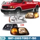 1997-2003 Headlights For Ford F-150 /1997-1999 F-250 LightDuty /97-02 Expedition